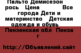 Пальто Демисезон 104 рось › Цена ­ 1 300 - Все города Дети и материнство » Детская одежда и обувь   . Пензенская обл.,Пенза г.